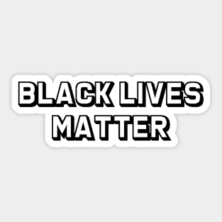 Black Lives Matter Design Sticker